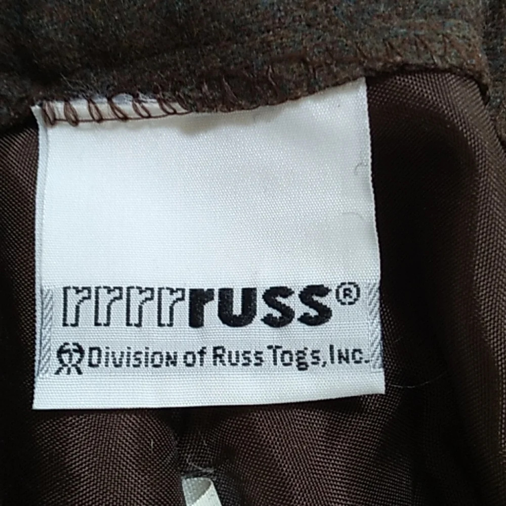 Vintage rrr Russ Brown Skirt. Size 16 NWT - Picture 11 of 12